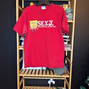 Vintage 2002 SpongeBob SquarePants Sexy Yeah I Get that all the time t shirt